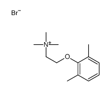 2-(2,6-dimethylphenoxy)ethyl-trimethylazanium,bromide Structure