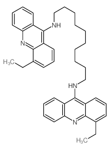 N,N-bis(4-ethylacridin-9-yl)decane-1,10-diamine Structure