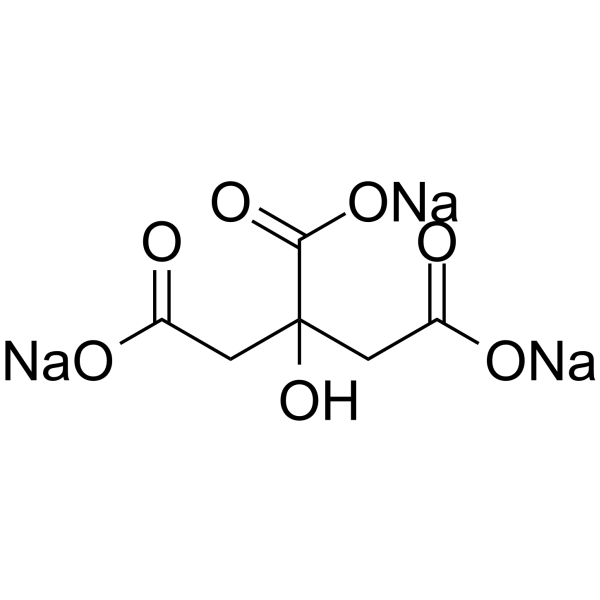 Sodium citrate Structure