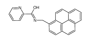 N-(pyren-1-ylmethyl)pyridine-2-carboxamide结构式