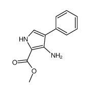 methyl 3-amino-4-phenyl-1H-pyrrole-2-carboxylate结构式