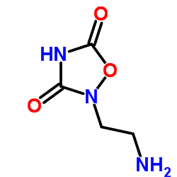 2-(2-氨基-乙基)-[1,2,4]噁二唑-3,5-二酮结构式