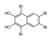 1,4,6,7-tetrabromonaphthalene-2,3-diol结构式