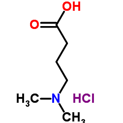 4-DIMETHYLAMINOBUTYRIC ACID HYDROCHLORIDE Structure