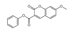 phenyl 7-methoxy-2-oxochromene-3-carboxylate Structure