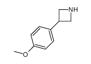 3-(4-甲氧基苯基)氮杂丁烷结构式