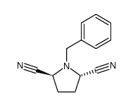 trans-N-benzylpyrrolidine-2,5-dicarbonitrile Structure