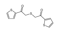 2-(2-OXO-2-THIOPHEN-2-YL-ETHYLSULFANYL)-1-THIOPHEN-2-YL-ETHANONE structure