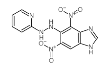 2-(4,6-dinitro-1H-benzoimidazol-5-yl)-1-pyridin-2-yl-hydrazine picture