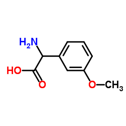 Amino(3-methoxyphenyl)acetic acid structure