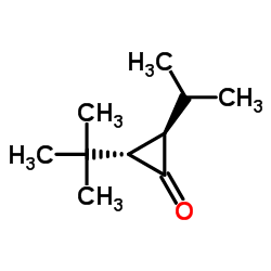 Cyclopropanone, 2-(1,1-dimethylethyl)-3-(1-methylethyl)-, (2S,3R)- (9CI) picture