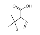 4-Thiazolecarboxylicacid,4,5-dihydro-5,5-dimethyl-(9CI)结构式