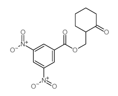 (2-oxocyclohexyl)methyl 3,5-dinitrobenzoate结构式