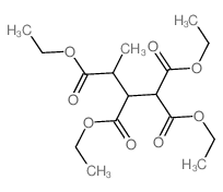 1,1,2,3-tetraethyl butane-1,1,2,3-tetracarboxylate structure