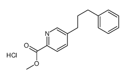 methyl 5-(3-phenylpropyl)pyridine-2-carboxylate,hydrochloride Structure