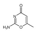 2-amino-6-methyl-4H-1,3-oxazin-4-one结构式