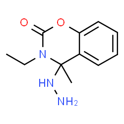 2H-1,3-Benzoxazin-2-one,3-ethyl-4-hydrazino-3,4-dihydro-4-methyl-(9CI) structure