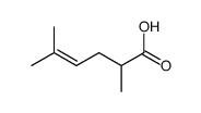 2,5-DIMETHYL-HEX-4-ENOIC ACID结构式