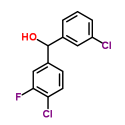 3,4'-DICHLORO-3'-FLUOROBENZHYDROL结构式