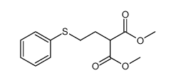 dimethyl [2-(phenylthio)ethyl]malonate Structure