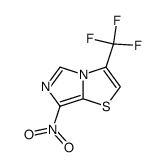 3-trifluoromethyl-7-nitroimidazo<5,1-b>thiazole Structure