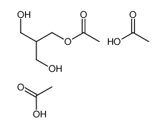 acetic acid,[3-hydroxy-2-(hydroxymethyl)propyl] acetate Structure