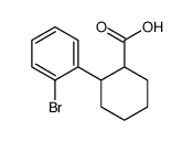 2-(2-Bromophenyl)cyclohexanecarboxylic acid Structure