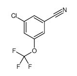 3-CHLORO-5-(TRIFLUOROMETHOXY)BENZONITRILE结构式