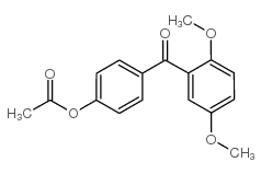 4-ACETOXY-2',5'-DIMETHOXYBENZOPHENONE图片