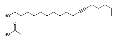 acetic acid,heptadec-11-yn-1-ol Structure