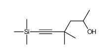 4,4-dimethyl-6-trimethylsilylhex-5-yn-2-ol Structure