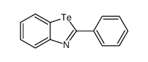 2-phenyl-1,3-benzotellurazole结构式