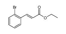 (E)-Ethyl3-(2-bromophenyl)acrylate Structure