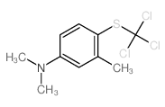 N,N,3-trimethyl-4-(trichloromethylsulfanyl)aniline structure