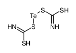 carbamothioylsulfanyltellanyl carbamodithioate Structure