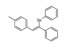 1-methyl-4-(2-phenyl-2-phenylselanylethenyl)benzene Structure