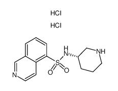 N-piperidin-3-ylisoquinoline-5-sulfonamide,dihydrochloride结构式