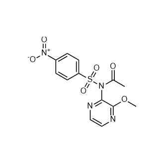 n-(3-Methoxypyrazin-2-yl)-n-((4-nitrophenyl)sulfonyl)acetamide picture