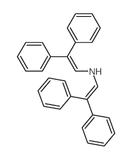 N-(2,2-diphenylethenyl)-2,2-diphenyl-ethenamine结构式