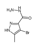 4-Bromo-5-methyl-1H-pyrazole-3-carbohydrazide Structure