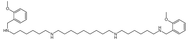 N,N'-bis[6-[(2-methoxyphenyl)methylamino]hexyl]nonane-1,9-diamine结构式