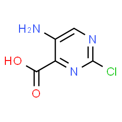 5-Amino-2-chloropyrimidine-4-carboxylic acid structure