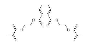 α,ω-bis(methacryloylethyleneglycol)phthalate Structure