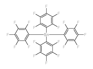 Stannane,tetrakis(pentafluorophenyl)- (8CI,9CI) Structure