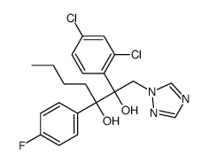 (2R,3S)-2-(2,4-dichlorophenyl)-3-(4-fluorophenyl)-1-(1,2,4-triazol-1-yl)heptane-2,3-diol Structure