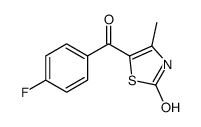 5-(4-fluorobenzoyl)-4-methyl-3H-1,3-thiazol-2-one Structure