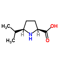 L-Proline, 5-(1-methylethyl)-, cis- (9CI)结构式