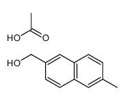 acetic acid,(6-methylnaphthalen-2-yl)methanol Structure