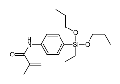 N-[4-[ethyl(dipropoxy)silyl]phenyl]-2-methylprop-2-enamide Structure