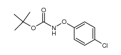 tert-butyl 4-chlorophenoxycarbamate结构式